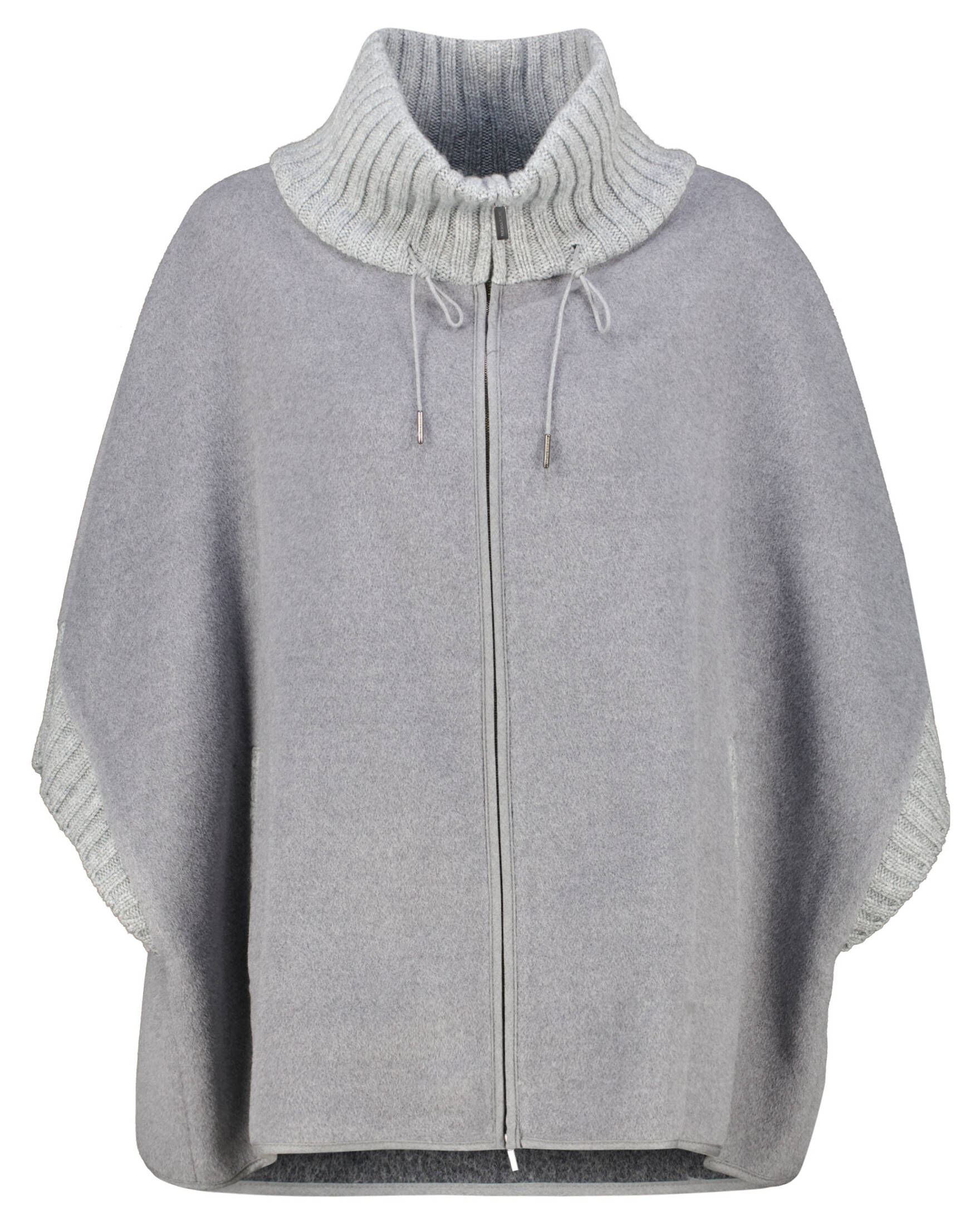 Fabiana Filippi| Damen Cape Biber-Webpelz aus Wolle Oversized Fit