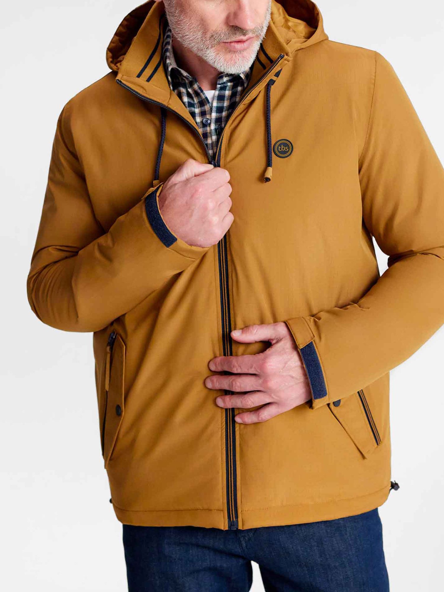 Blouson Imperméable Homme Beige