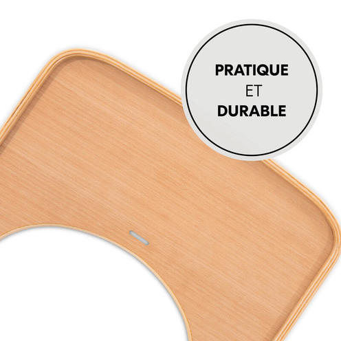 Tablette pour chaise haute Alpha+ - Bois - HAUCK