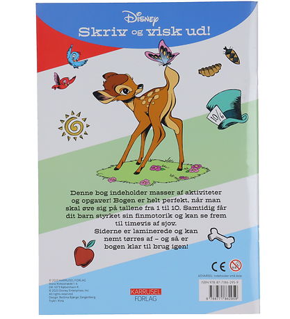 Karrusel Forlag Opgavebog - Disney - Skriv og Visk Ud - Mine F?r