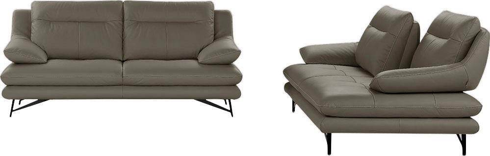 CALIA ITALIA 3-Sitzer »Cezanne, italienisches Design trifft erstklassigen Sitzkomfort, Leder« Edles Designsofa in besonders langlebigen & pflegeleichten Lederarten