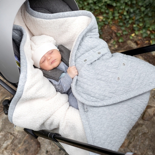Nid d'ange Biside Hiver Rembourré Matelassé Mix Grey - BEMINI