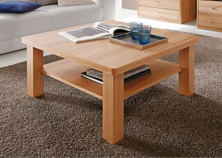 CASAVANTI Couchtisch ANDORRA Asteiche furniert ca. 80 x 43 x 80 cm