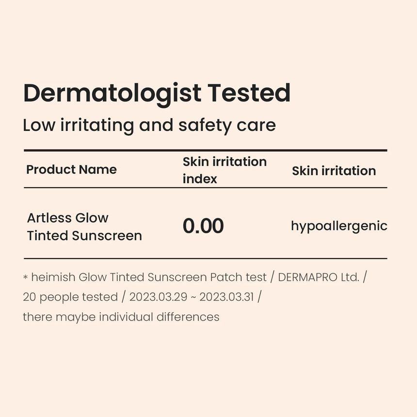 heimish - Artless Glow Getinte Zonnebrandcrème