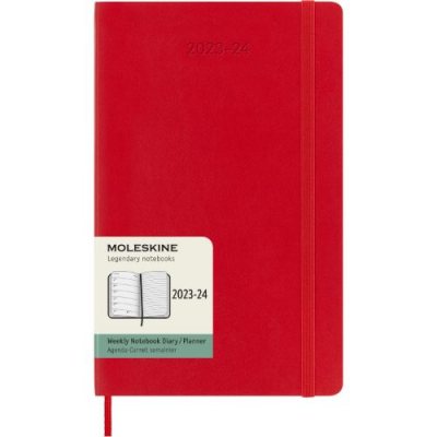 Moleskine Scarlett Weekly 18M Soft Large Diary 2023-2024 (Diary)