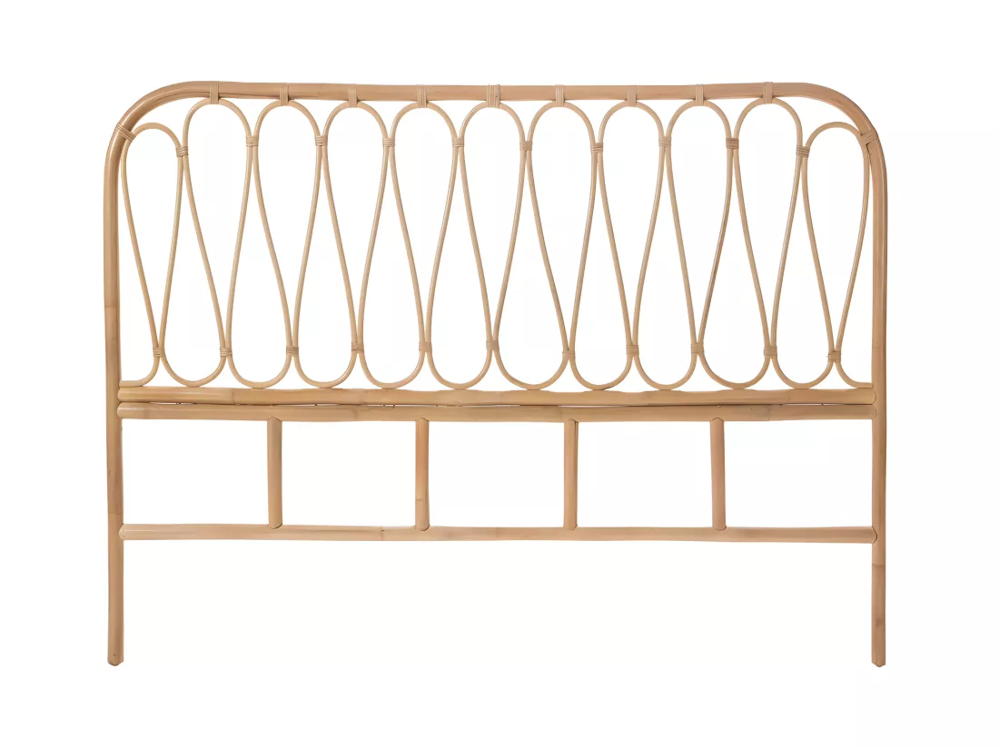 Atilan - Tête de lit en rotin 148cm - Naturel
