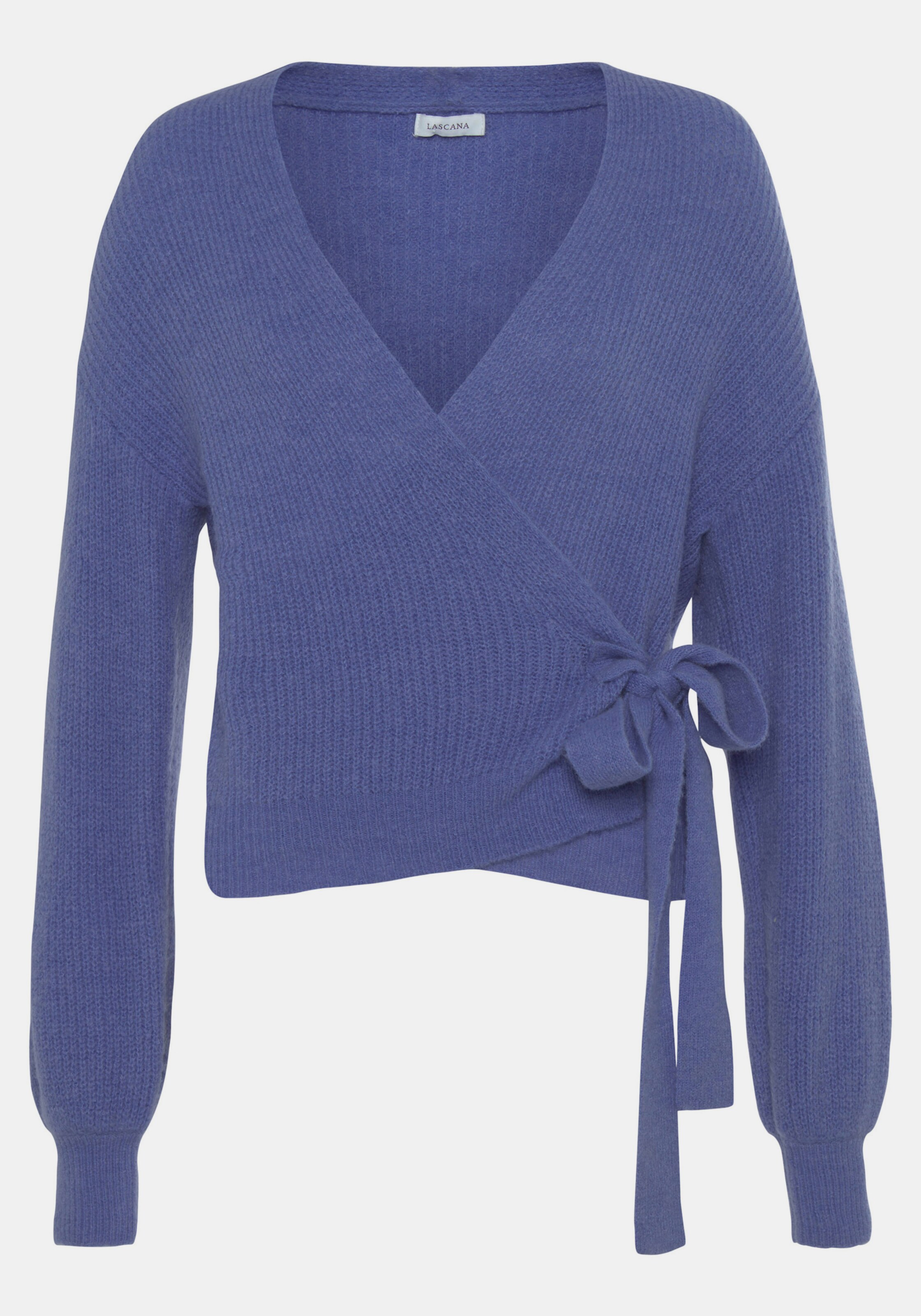 Wickelstrickjacke