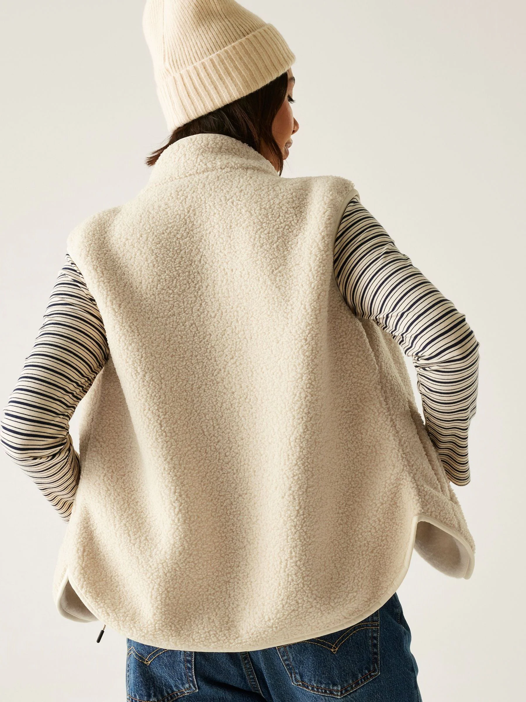 Crème - Regatta Frankie Borg Bodywarmer Fleece