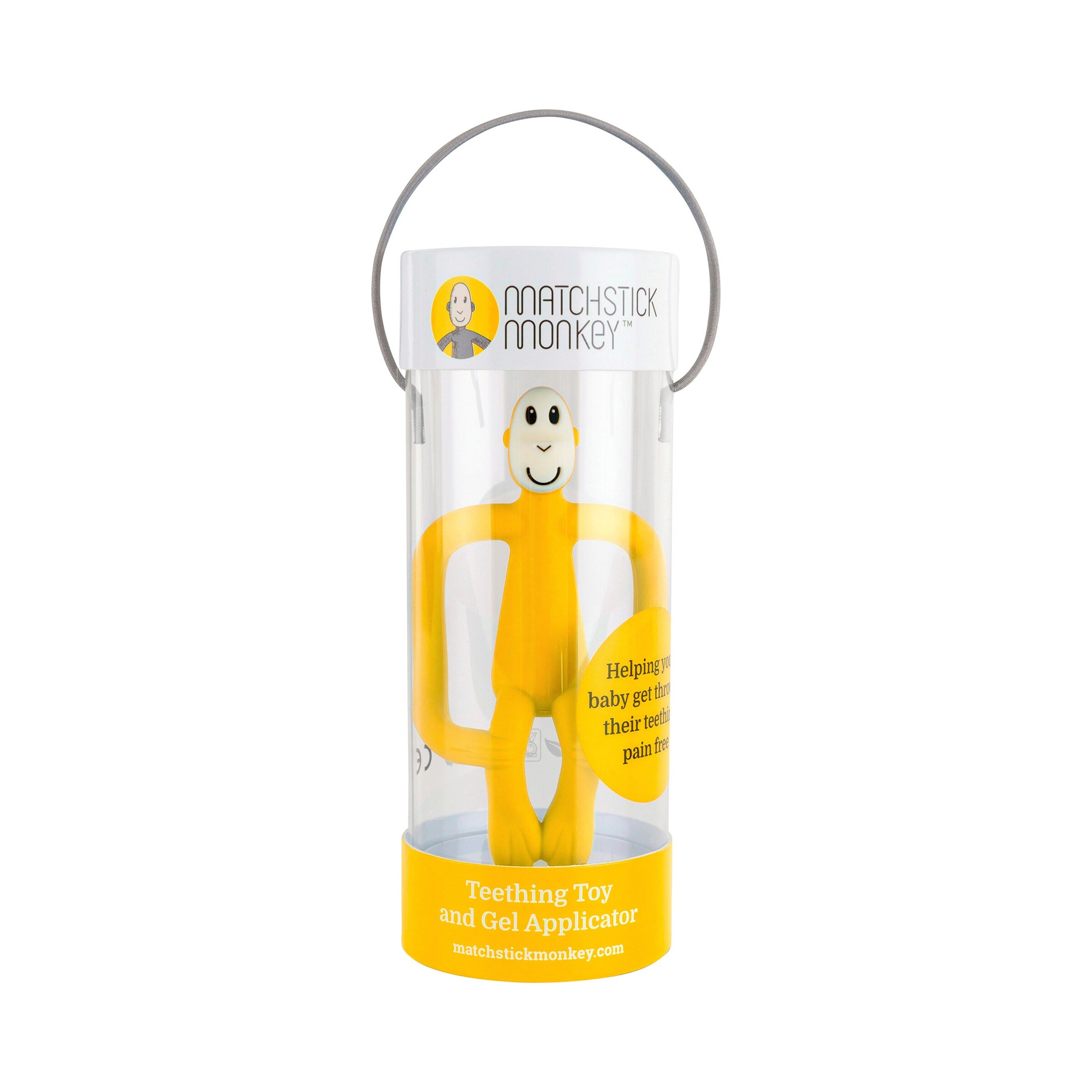 Matchstick Monkey Zahnungshilfe Monkey gelb