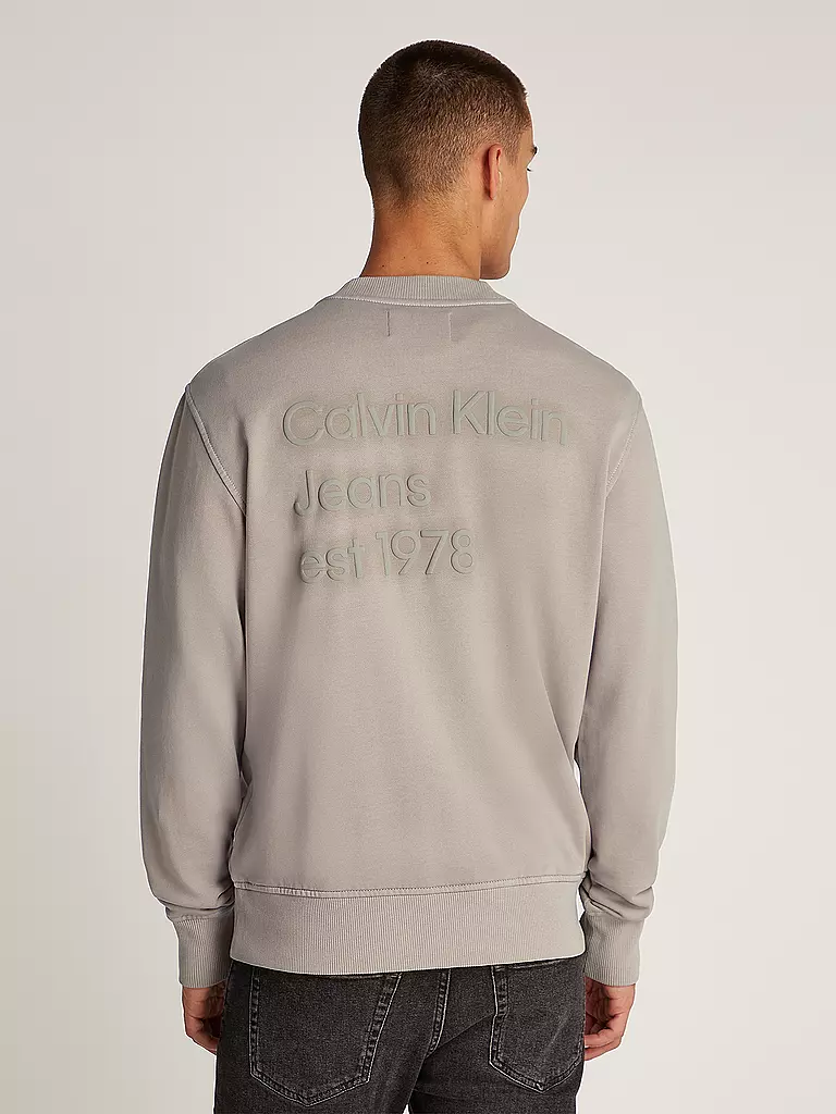 CALVIN KLEIN JEANS Sweater grau