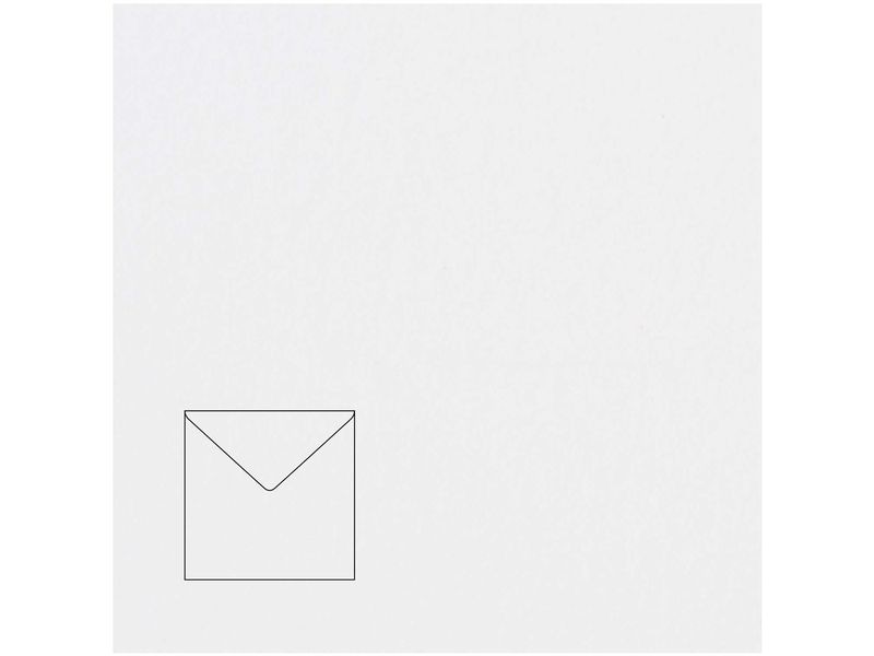 Rico Design Paper Poetry Essentials Umschlag Hochweiss Kuvert quadratisch