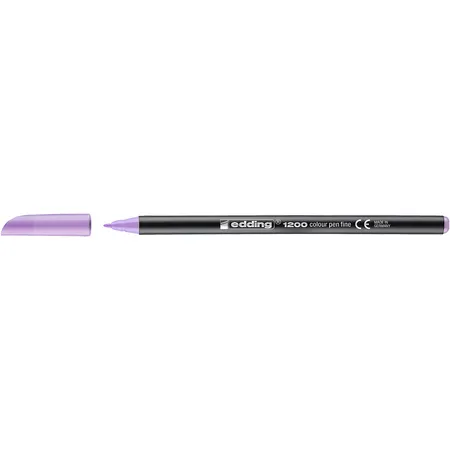 edding 1200 Fasermaler colourpen pastell, 1mm, beerig Lavendel