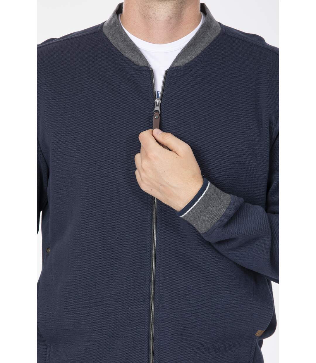 Sweat coupe bomber ADELMO BLEU / MARINE