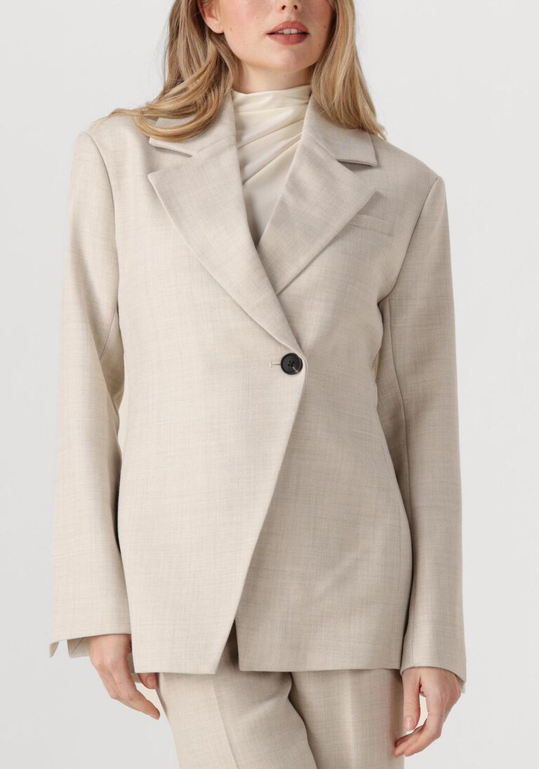 ecru second female blazer maximus fitted blazer