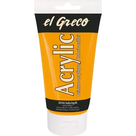 KREUL el Greco Acrylic Indischgelb 150 ml Tube