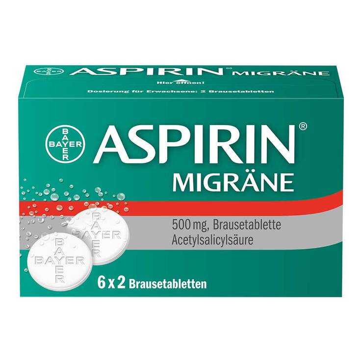 Aspirin Migräne Brausetabletten, 12 St