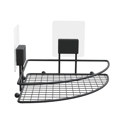 Etagère d'angle murale autoadhésive haute résistance Bestlock Magic noire
