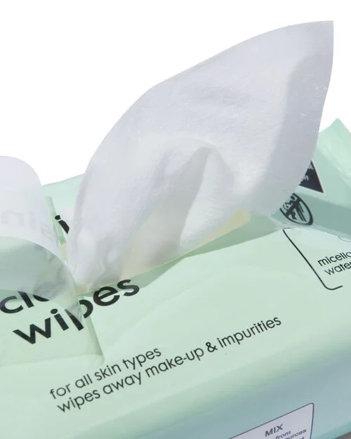 25 lingettes nettoyantes micellaires 3 en 1