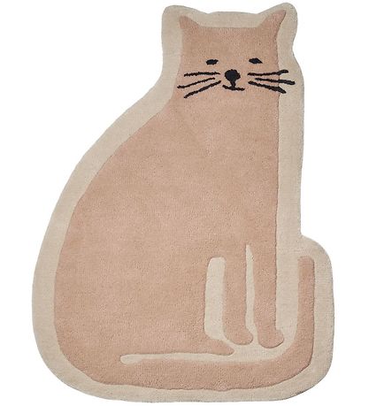 Liewood Gulvt?ppe - 67x90 cm - Cat/Apple Blossom Mix