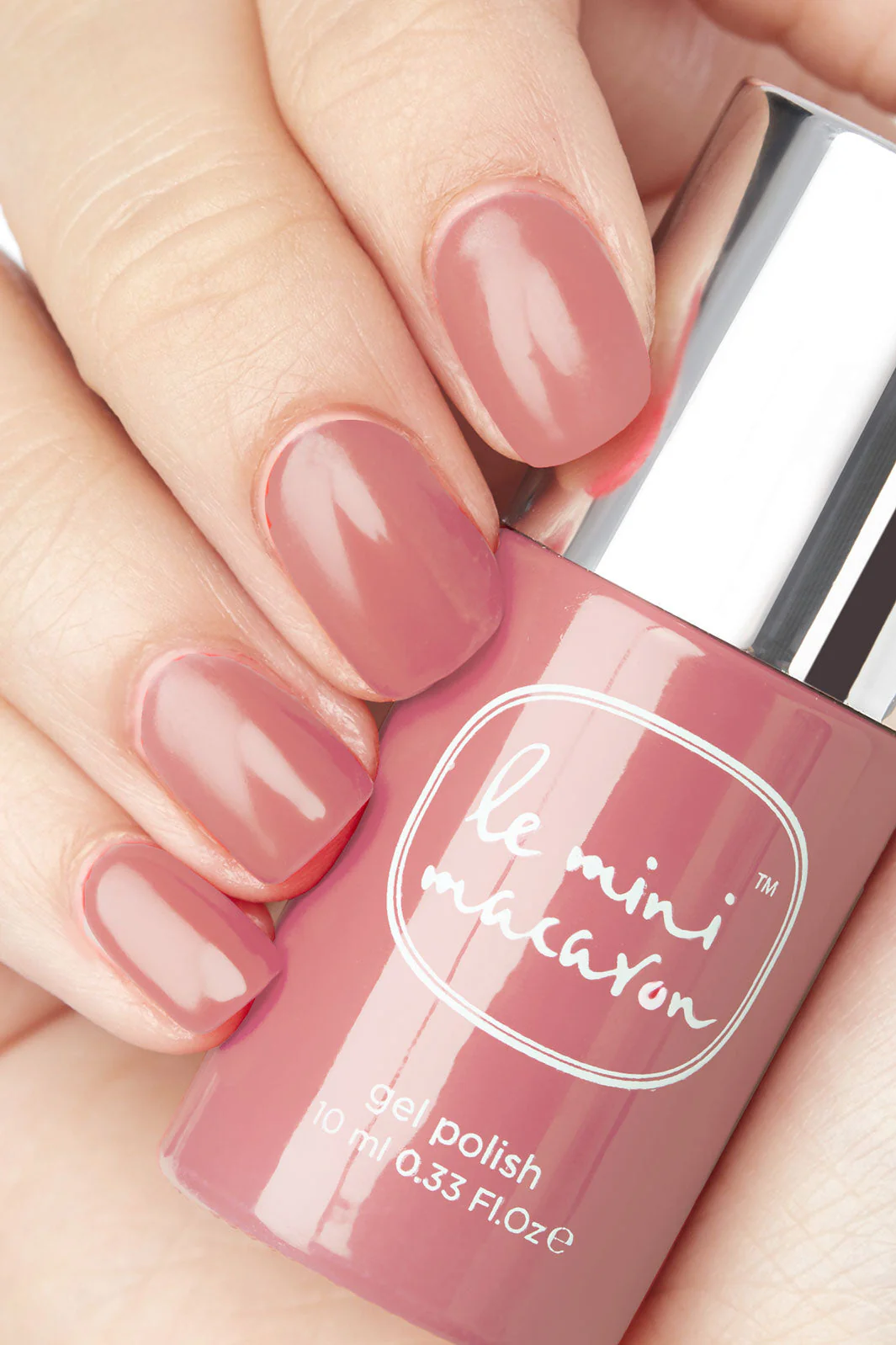 Le Mini Macaron Neglelak Gel rose buttercreme