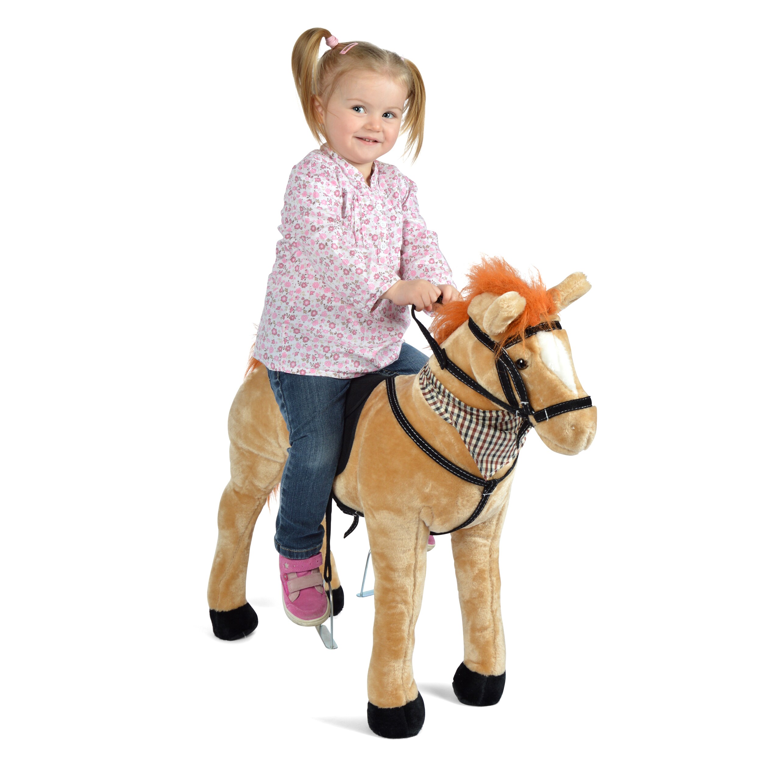 Pink Papaya Stehpferd für Kinder 75 cm Marie Spielpferd