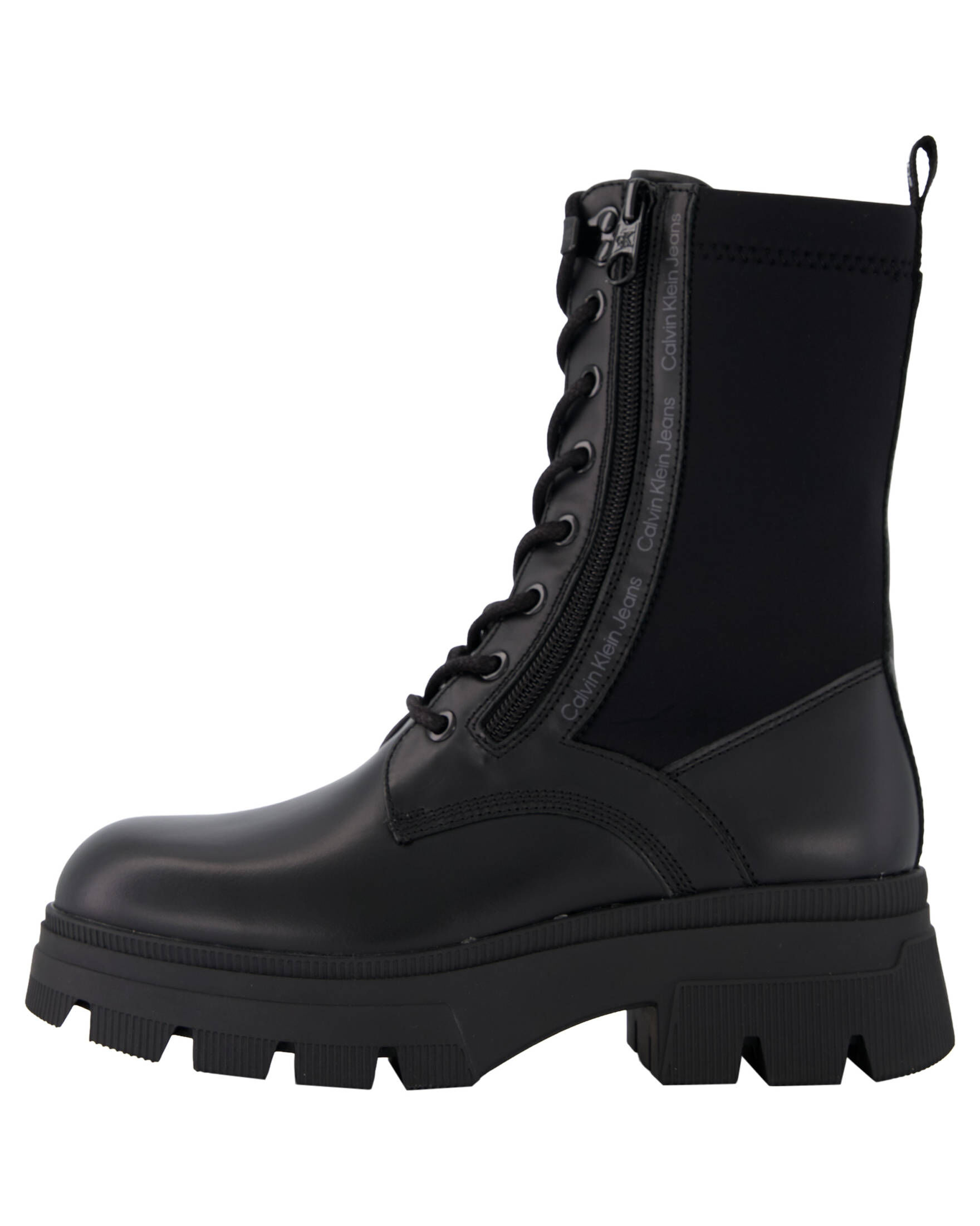 CALVIN KLEIN JEANS| Damen Schnürstiefeletten CHUNKY COMBAT LACEUP ZIP
