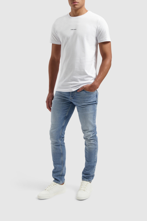 Pure Path witte heren t-shirt