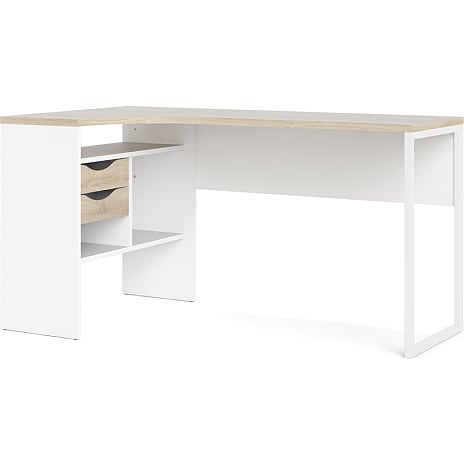 Function skrivebord - Hvid