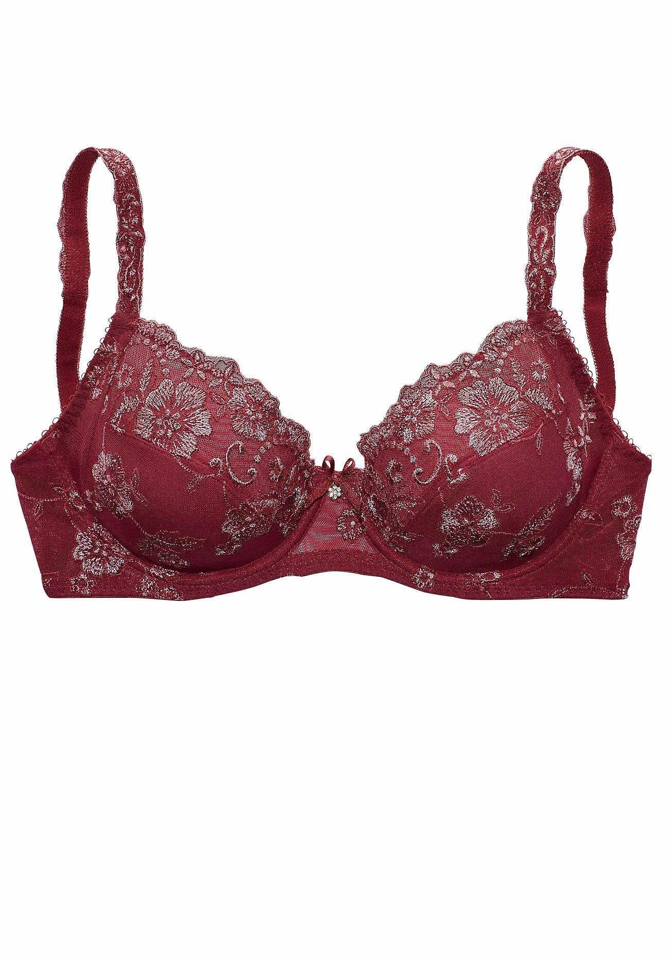 Bügel-BH >>Wanda<< mit Stickerei-Spitze