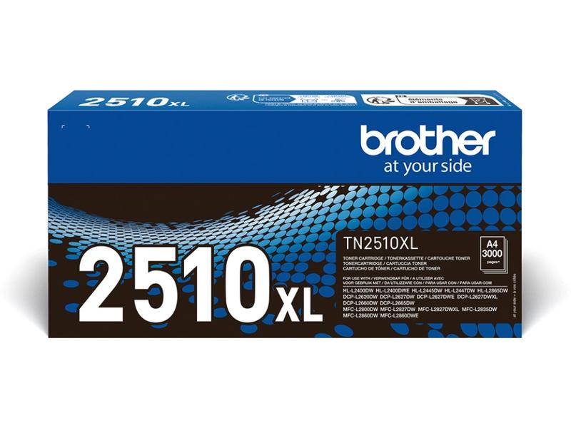 Brother Toner TN-2510XL Black Druckerpatrone, Schwarz