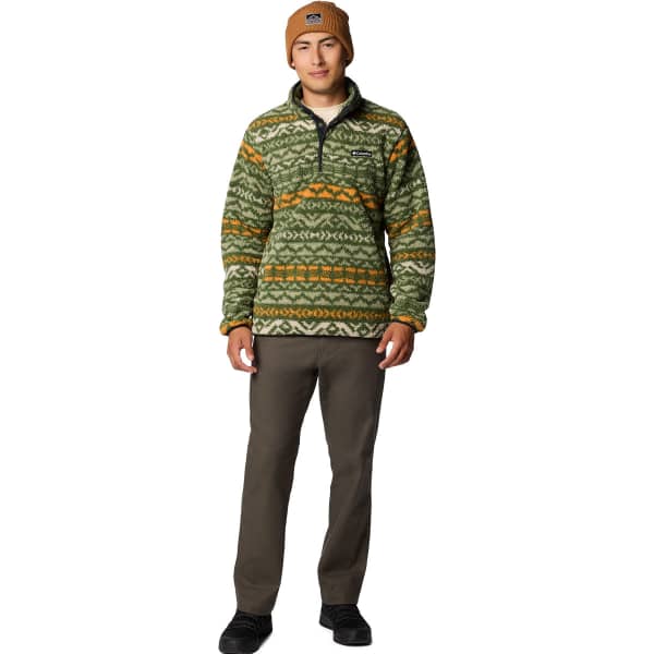 Sweat polaire COLUMBIA RUGGED RIDGE HALF SNAP FLEECE CANTEEN MADRAS MULTI