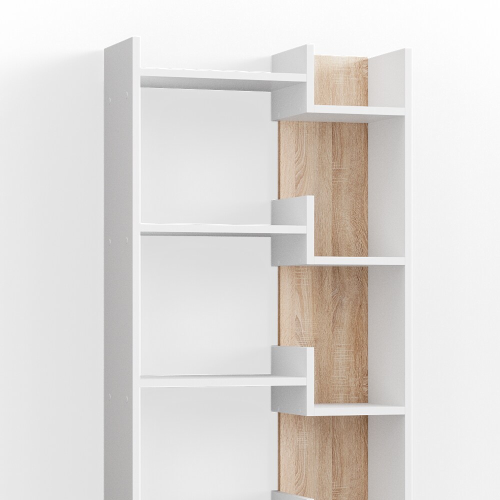 Vicco Bücherregal Raumteiler Standregal Fico Sonoma 6 Etagen Wandregal Hochregal