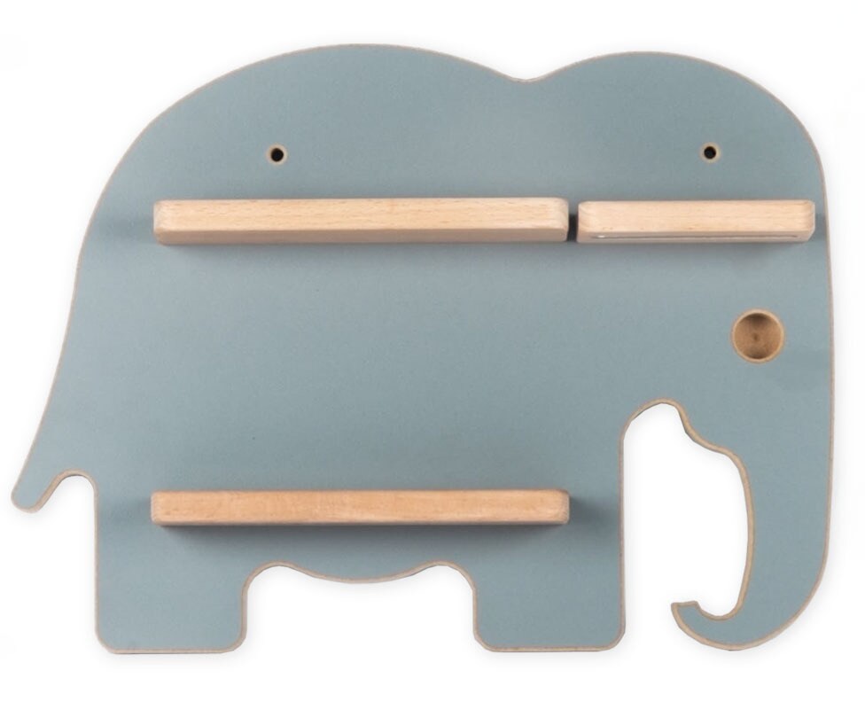 BOARTI Holz Elefant Kinder Regal Toniebox Figuren Wandregal Tonies