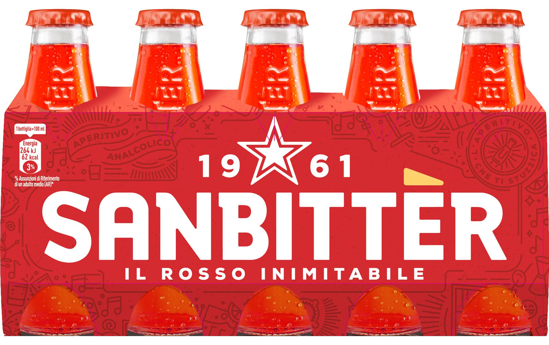 Soft-Drinks Rosso 10 x 0.1 lAlkoholfreies Aperitifgetränk aus Italien