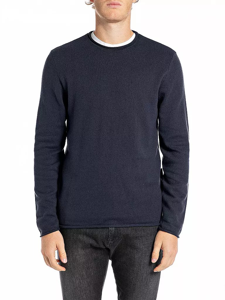 REPLAY Pullover blau