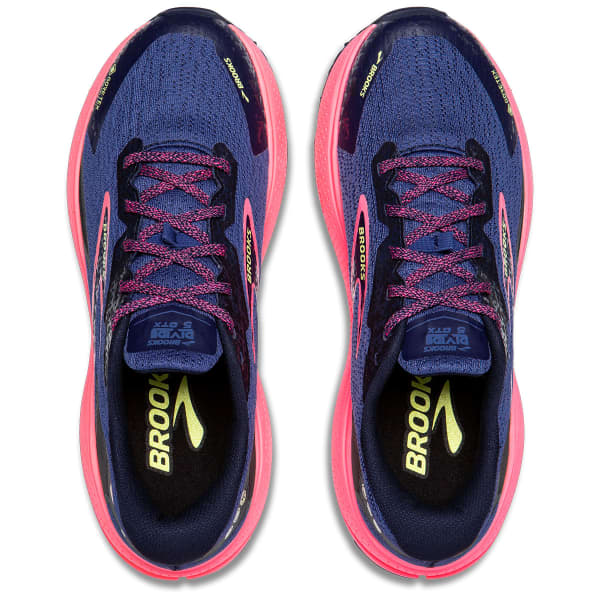 Chaussure trail BROOKS DIVIDE 5 GORE-TEX GREY BLUE/PINK/LIME