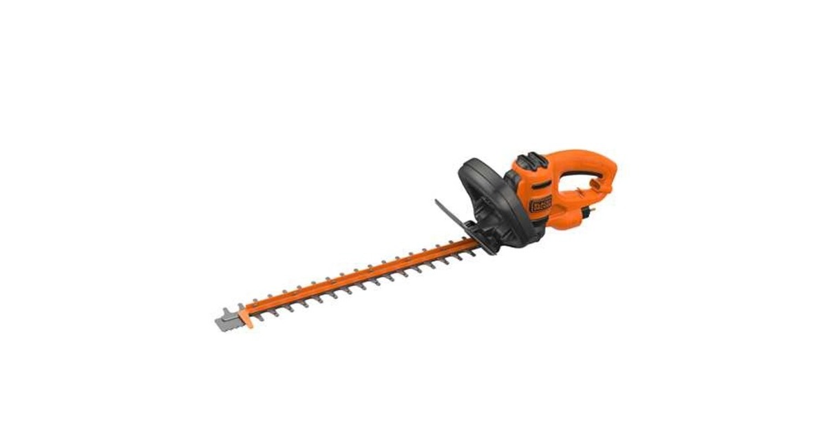 BLACK+DECKERHeggenschaar BEHTS301   (Oranje/zwart, Met extra zaagblad voor verhoogde snoeicapaciteit)