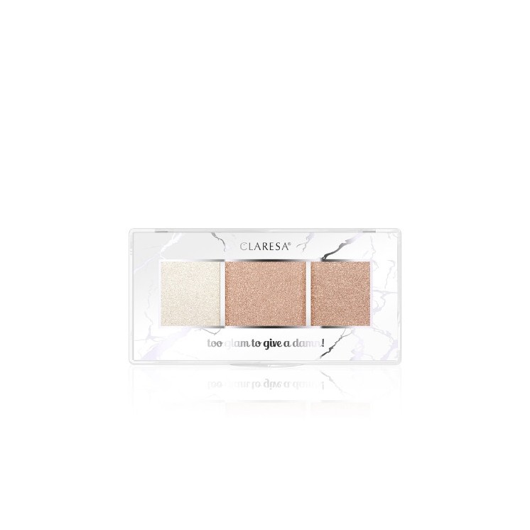 Claresa is te glamoureus om er iets om te geven! Highlighterpalet /11/ Rosy Glow 12,5 gr