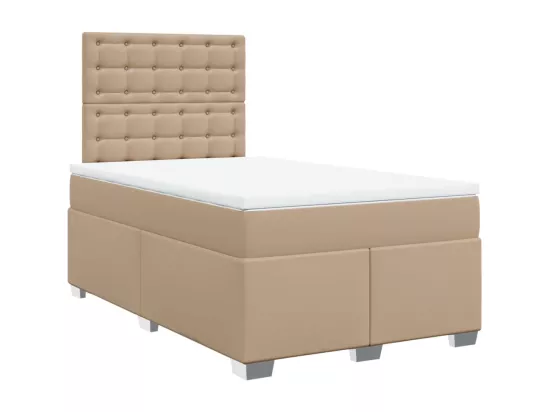 Sommier tapissier avec matelas Cappuccino 120x200 cm