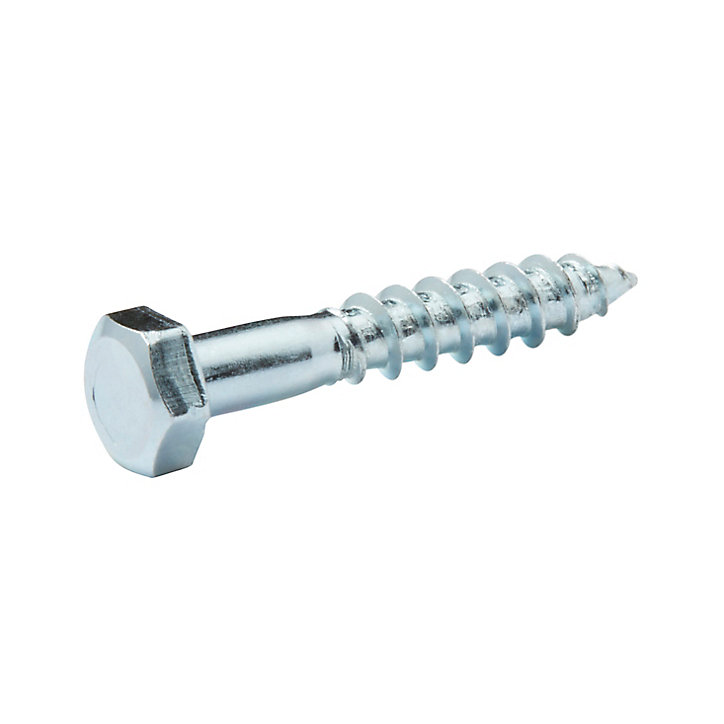 Tirefonds DIN 571 zingués 5x30 mm - 10 pièces