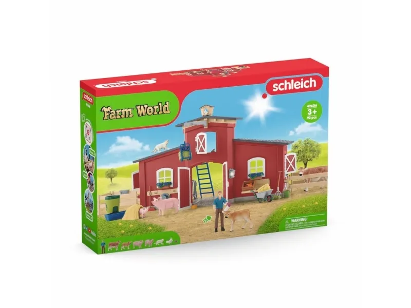 Schleich Red Barn with Animals and Accessories