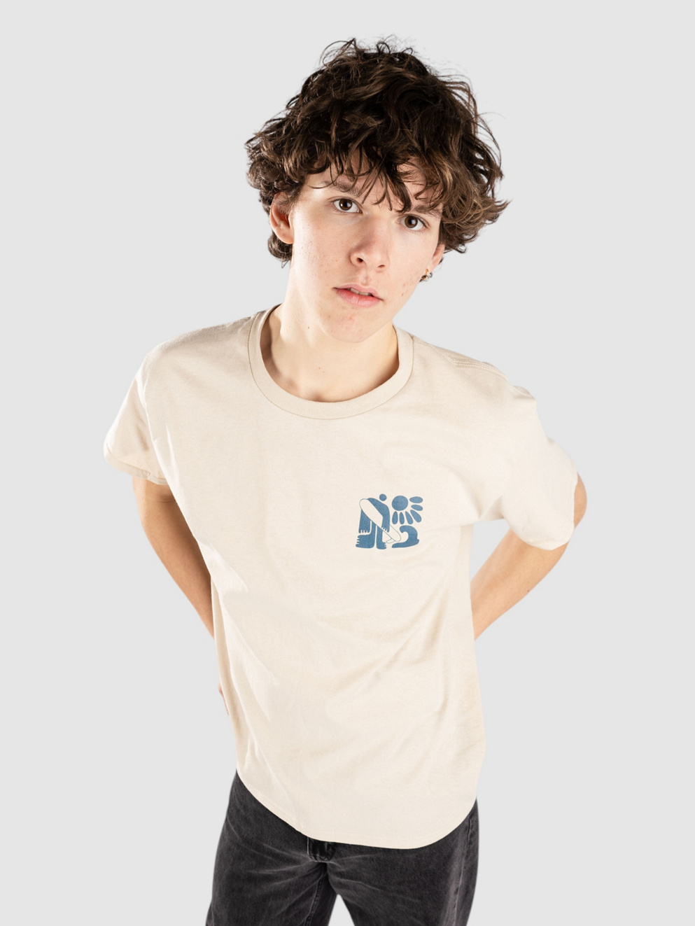 Autumn Headwear Breaking T-Shirt sand