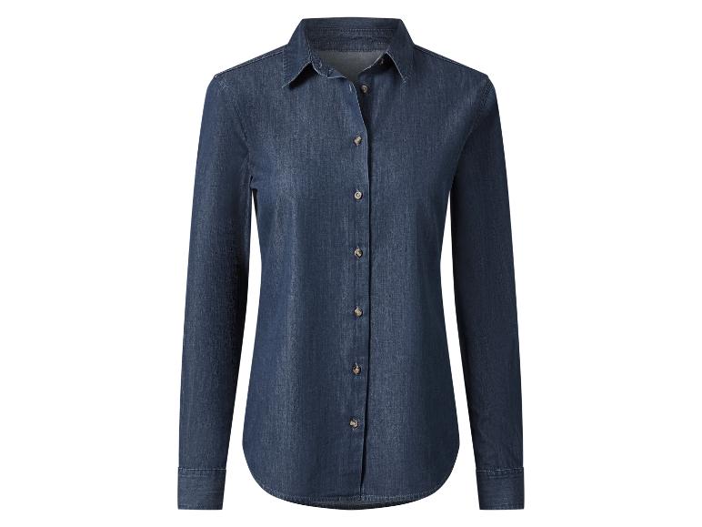 Denim dames blouse