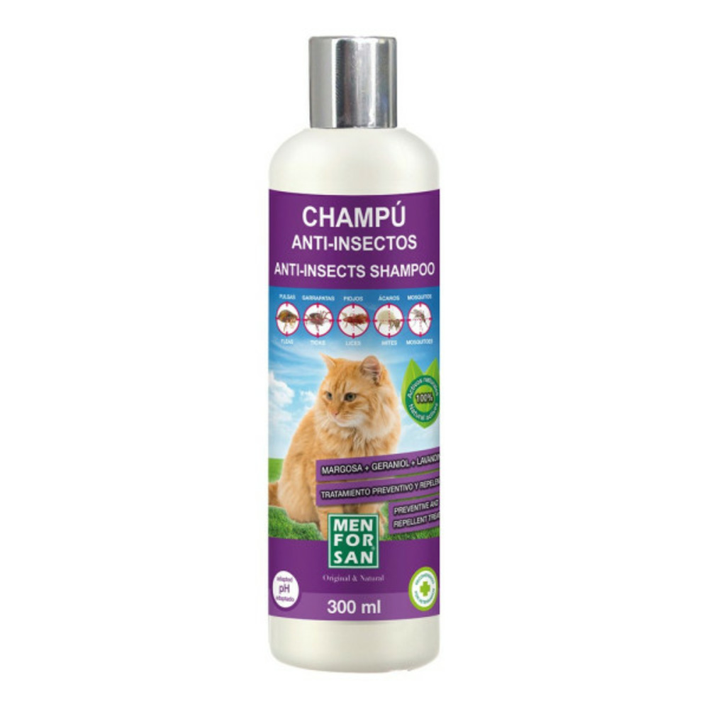 Collier men for san répulsif d'insectes chat (300 ml)