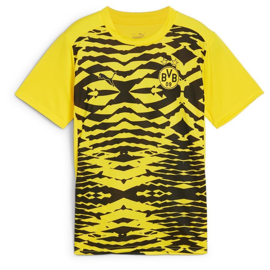 Puma Maillot d’avant-match à manches courtes Borussia Dortmund Enfant et Adolescent