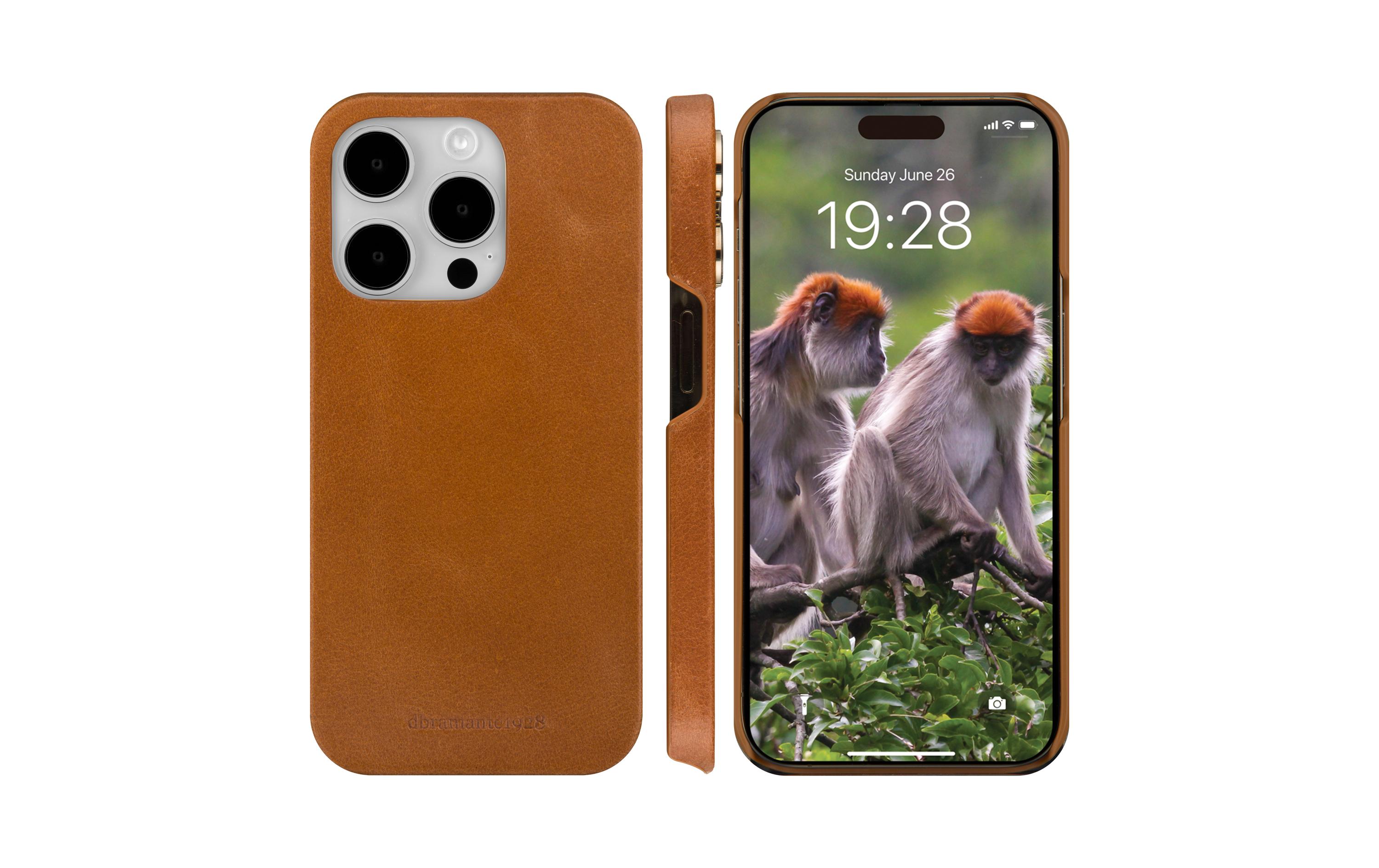 Book Cover Lynge iPhone 15 Pro Max BraunSchutzhülle für das Apple iPhone 15 Pro Max