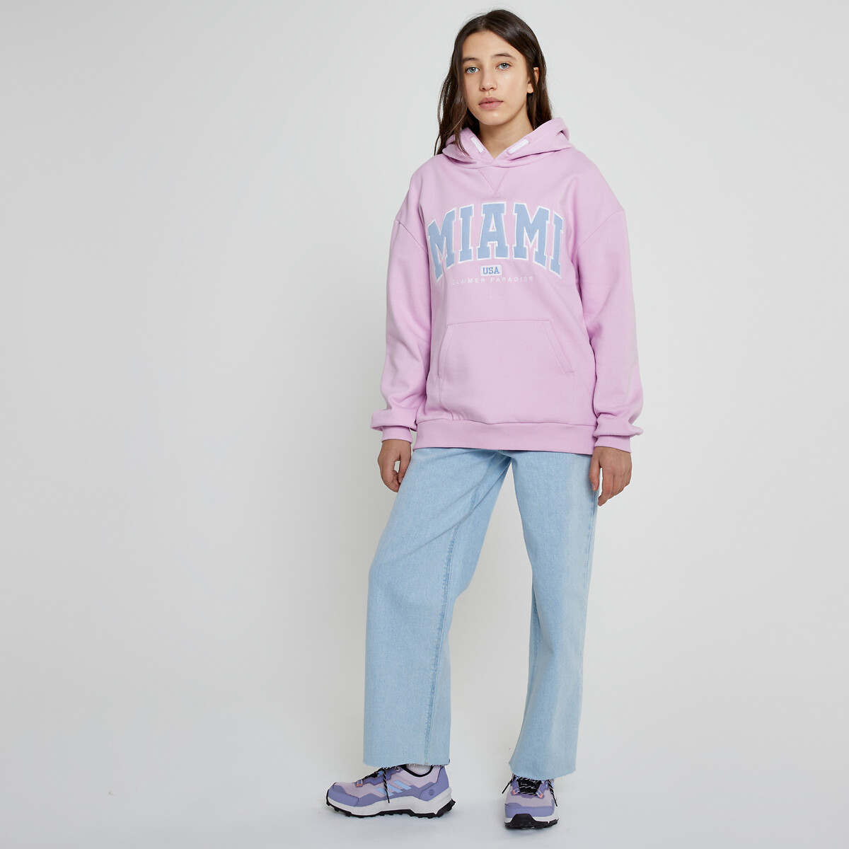 COLEÇÕES LA REDOUTE<br>Moletom oversized em molton