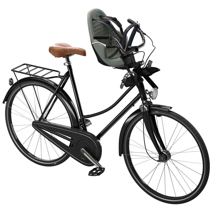 Thule Yepp 2 mini fietsstoeltje Agave - fietsstoeltjes voor voorop de fiets - Pr