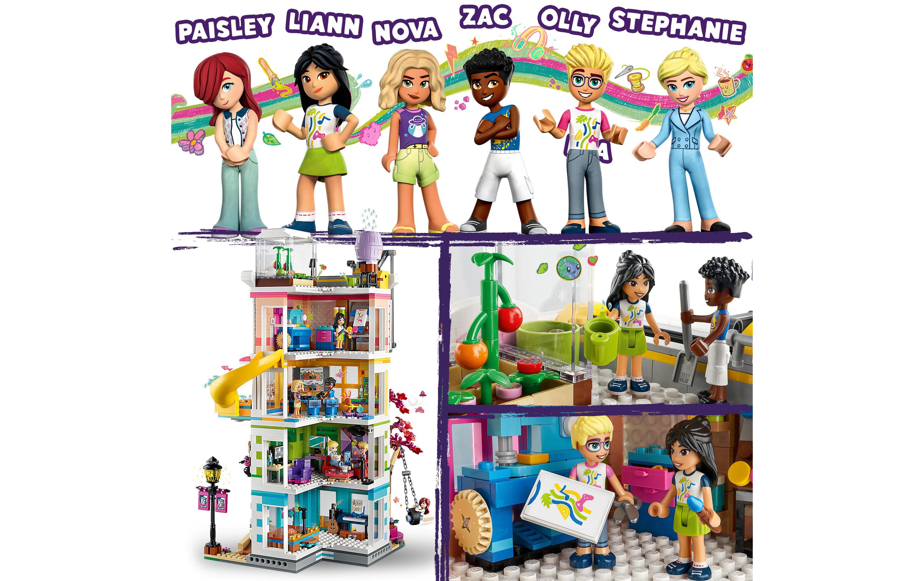 Friends Heartlake City Gemeinschaftszentrum 41748<br>Bau- und Spielset mit Zubehör für viele Rollenspiele