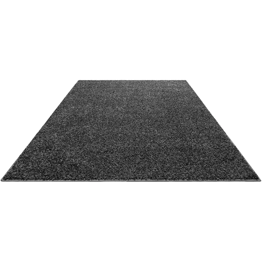 Wecon home basics Hochflorteppich Greta anthrazit grau
